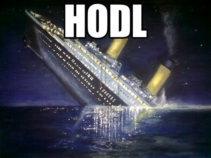 Bitcoin Crypto Titanic Hodl