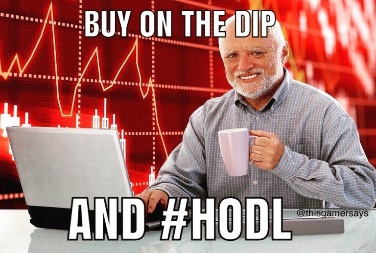Bitcoin Cryptocurrency HODL Memes